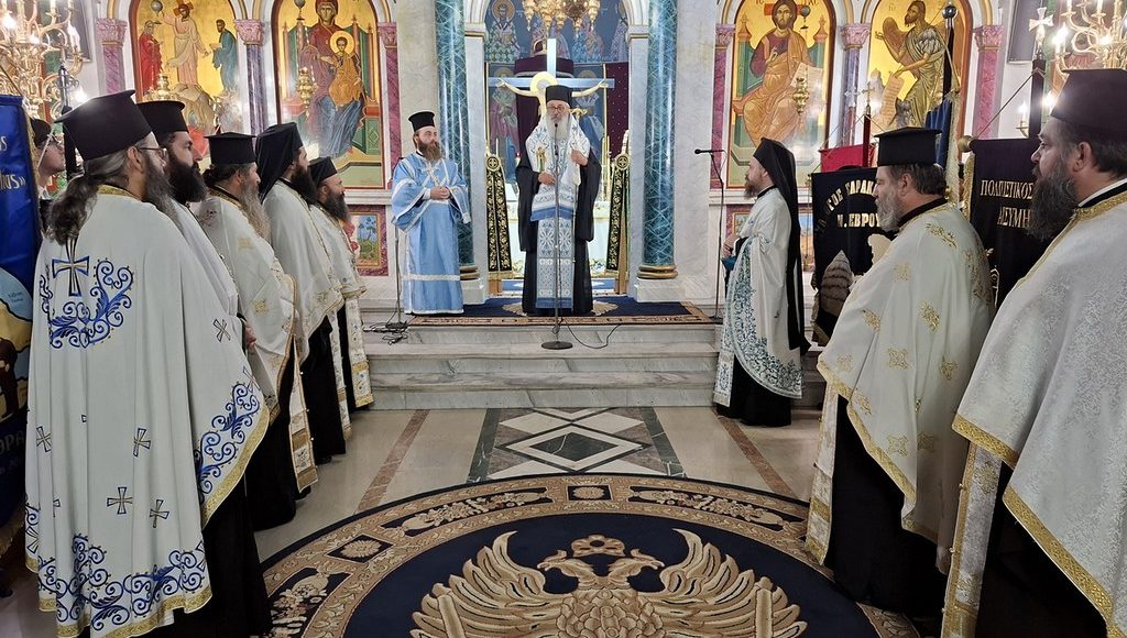 Μεθέορτος-Αρχιερατικός-Εσπερινός-της-Αποδόσεως-της-Κοιμήσεως-της-Θεοτόκου-και-Λιτανεία-στην-Αλεξανδρούπολη
