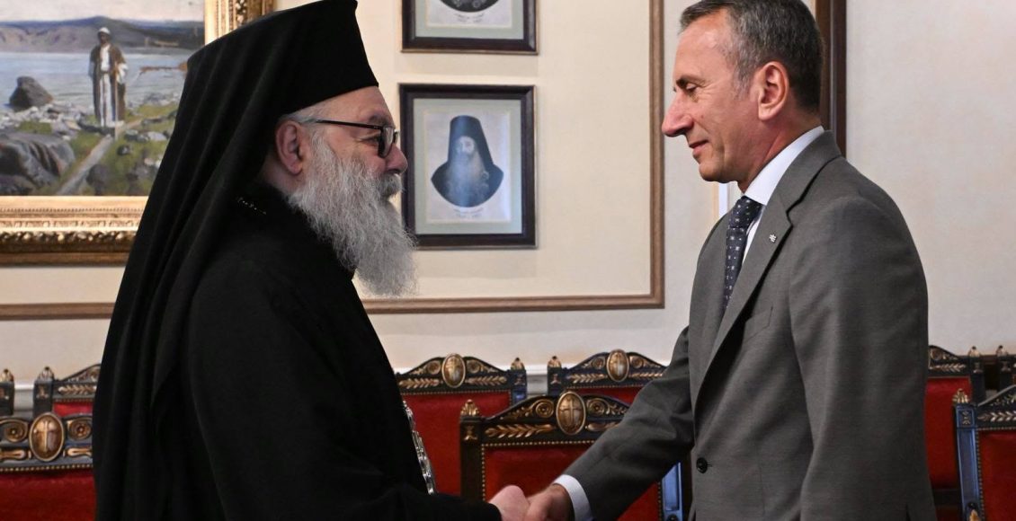 Συνάντηση-Πατριάρχη-Αντιοχείας-με-τον-Υπουργό-Εξωτερικών-της-Δημοκρατίας-της-Αμπχαζίας