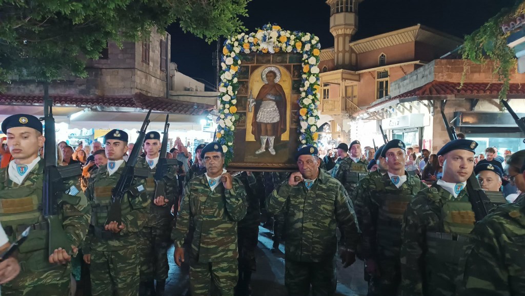 Η-Ρόδος-εόρτασε-την-μνήμη-του-Προστάτη-της,-Αγίου-Φανουρίου