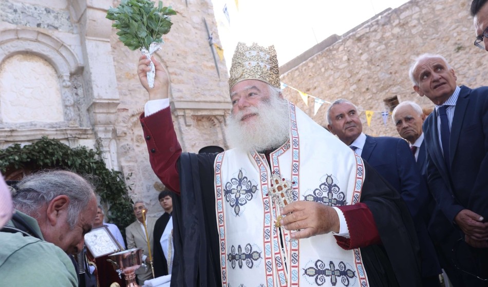 Χίος:-Θυρανοίξια-του-Αγίου-Γεωργίου-Συκούση-από-τον-Πατριάρχη-Αλεξανδρείας