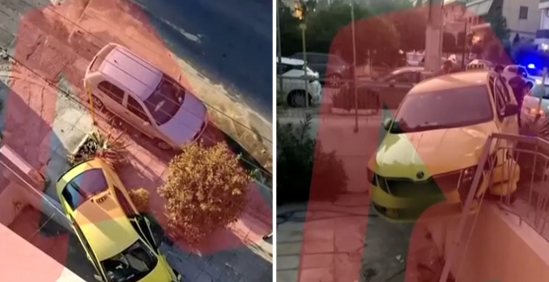 Ηλιούπολη:-Κλεμμένο-ΙΧ-εμβόλισε-ταξί-και-κατέληξε-σε-αυλή-σπιτιού