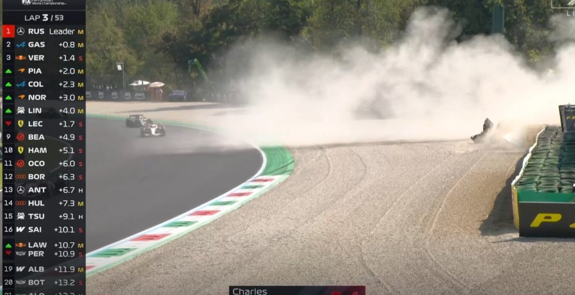 formula-1:-Τρομακτικό-ατύχημα-του-Λεκλέρ,-προσωρινή-διακοπή-στο-γκραν-πρι-της-Μόντσα