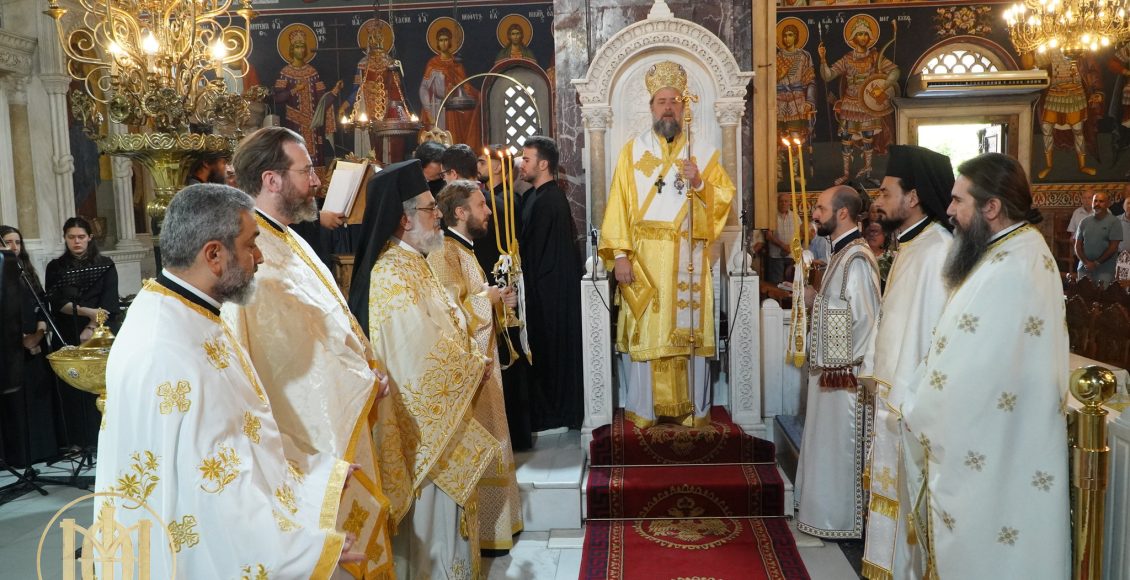 Ο-Μητροπολίτης-Θεσσαλονίκης-στον-Ιερό-Ναό-Αγίου-Θεράποντος-Κάτω-Τούμπας
