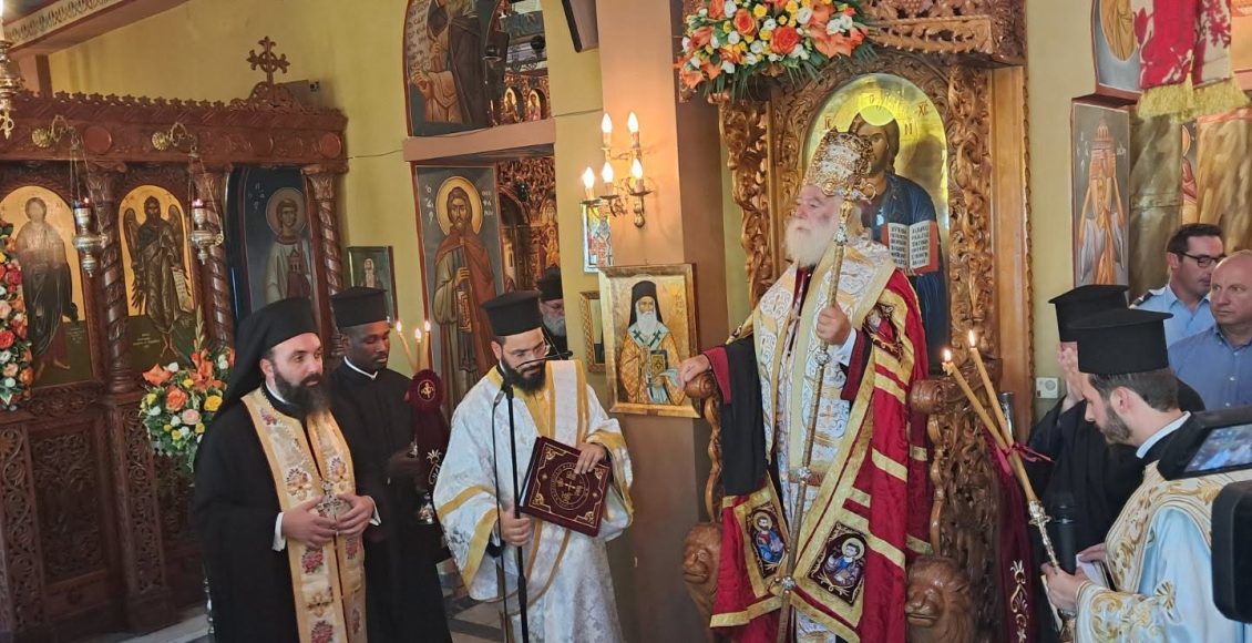 Θερμή-υποδοχή-του-Πατριάρχη-Αλεξανδρείας-στη-Μάνη