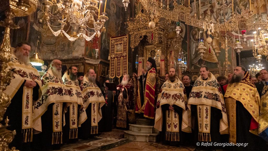 Πανηγυρική-Αγρυπνία-στη-Μονή-Βατοπαιδίου-για-την-Αγία-Ζώνη
