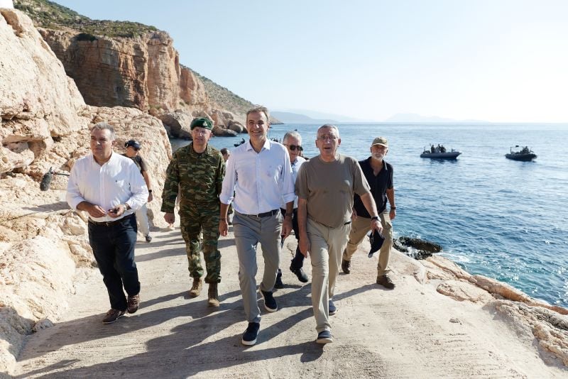 Ο-Κυριάκος-Μητσοτάκης-από-Καστελόριζο-προς-Τουρκία:-«Δεν-απειλούμε-κανέναν,-αλλά-δεν-δεχόμαστε-απειλές-ή-υποδείξεις-από-κανέναν