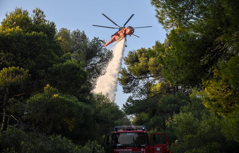 Φωτιά-σε-αγροτοδασική-έκταση-στις-Σέρρες