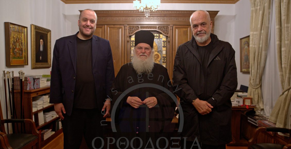 ΑΠΟΚΛΕΙΣΤΙΚΟ:-Ο-Αλβανός-Πρωθυπουργός,-Έντι-Ράμα,-στην-Ιερά-Μεγίστη-Μονή-Βατοπαιδίου
