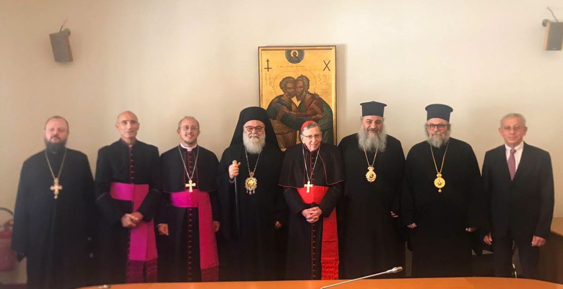 Ρώμη:-Συνάντηση-Πατριάρχη-Αντιοχείας-με-τον-Πρόεδρο-της-Υπηρεσίας-για-την-Προώθηση-της-Ενότητας-των-Χριστιανών