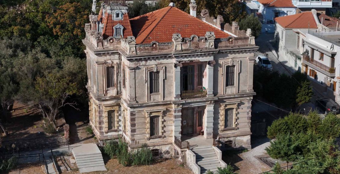 Μυτιλήνη:-Ξεκίνησαν-οι-εργασίες-στο-αρχοντικό-Γεωργιάδη-–-Από-το-1885-στο-σήμερα,-ως-πολυχώρος-πολιτισμού