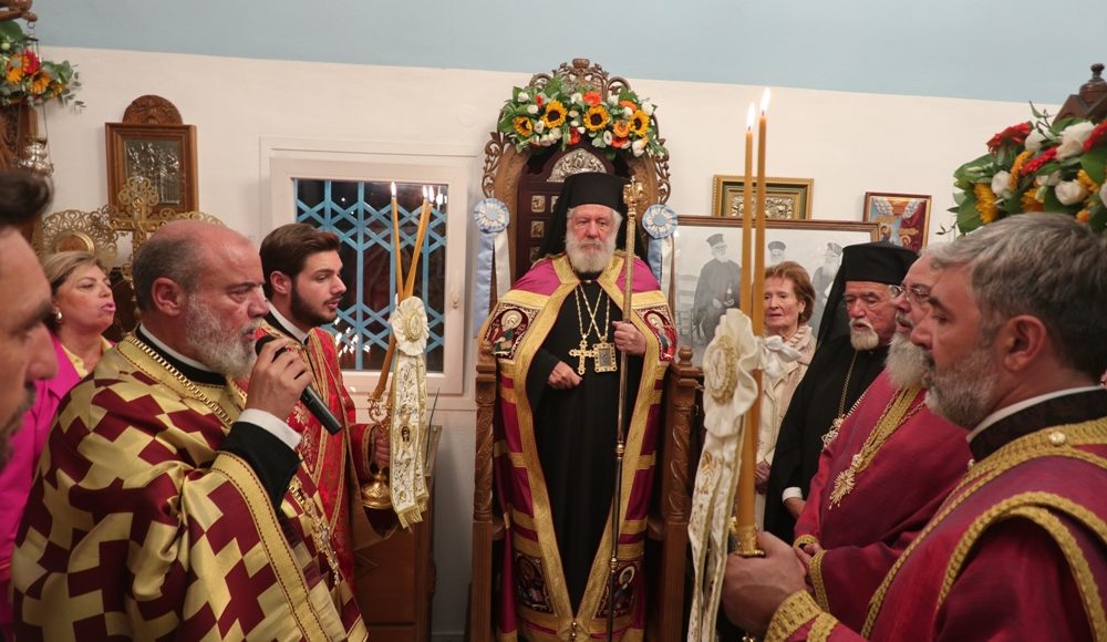 Η-ιερά-μνήμη-των-Αγίων-Κυπριανού-και-Ιουστίνης-τιμήθηκε-στη-Μύκονο