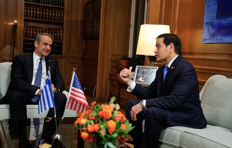 Ο-Μητσοτάκης-ανέβασε-βίντεο-από-την-παρουσία-του-Μάρκο-Ρούμπιο-στην-Αθήνα:-«Η-ομιλία-του-ανέδειξε-όσα-χρωστάει-ο-δυτικός-κόσμος-στην-Ελλάδα»
