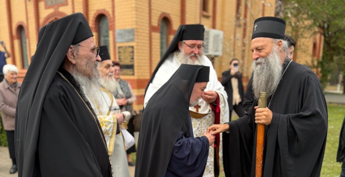 Ο-Πατριάρχης-Σερβίας-στην-ΙΜ.-Αγίου-Σάββα-στο-Ιλέιν-της-Αυστραλίας