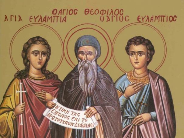 10-Οκτωβρίου:-Εορτάζουν-οι-Άγιοι-Ευλάμπιος-και-Ευλαμπία