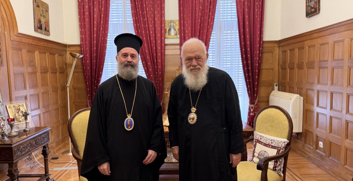 Εγκάρδια-συνάντηση-του-Αρχιεπισκόπου-Αθηνών-με-τον-Αρχιεπίσκοπο-Αυστραλίας