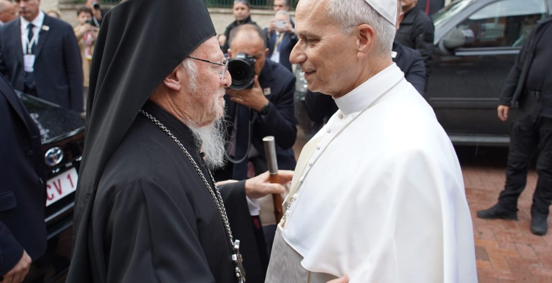 Ευχές-του-Οικουμενικού-Πατριάρχη-προς-τον-ασθενούντα-Πάπα-Λέοντα-ΙΔ’