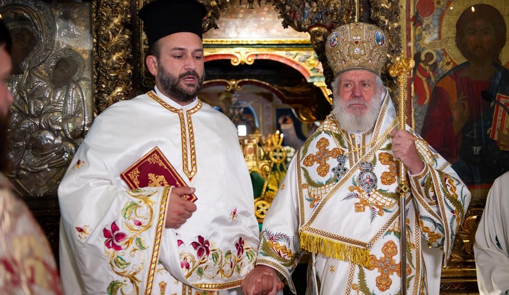 Εορτασμός-της-Συνάξεως-των-Τριών-Νεοφανών-Οσίων-Πορφυρίου,-Παϊσίου-και-Ιακώβου-και-χειροτονία-Πρεσβυτέρου-στη-Μύκονο