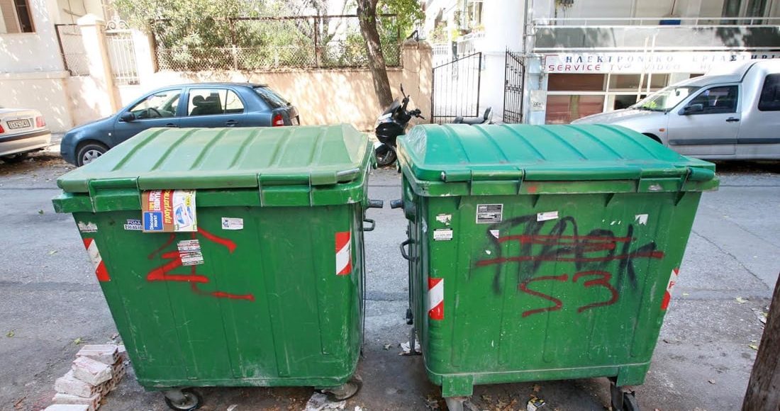 eπιχείρηση-ανάσυρσής-δοχείου-με-επικίνδυνο-υλικό-που-εντοπίστηκε-σε-κάδο-απορριμμάτων-στον-Άγιο-Δημήτριο