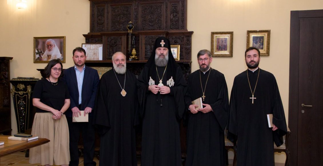 Συνάντηση-του-Πατριάρχη-Γεωργίας-με-συντελεστές-νέας-εκδοτικής-σειράς