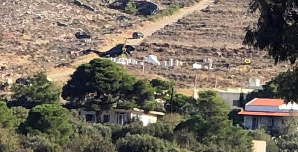 «Βαριά»-προσγείωση-στρατιωτικού-ελικοπτέρου-στην-Κάλυμνο-–-Σώοι-οι-επιβαίνοντες