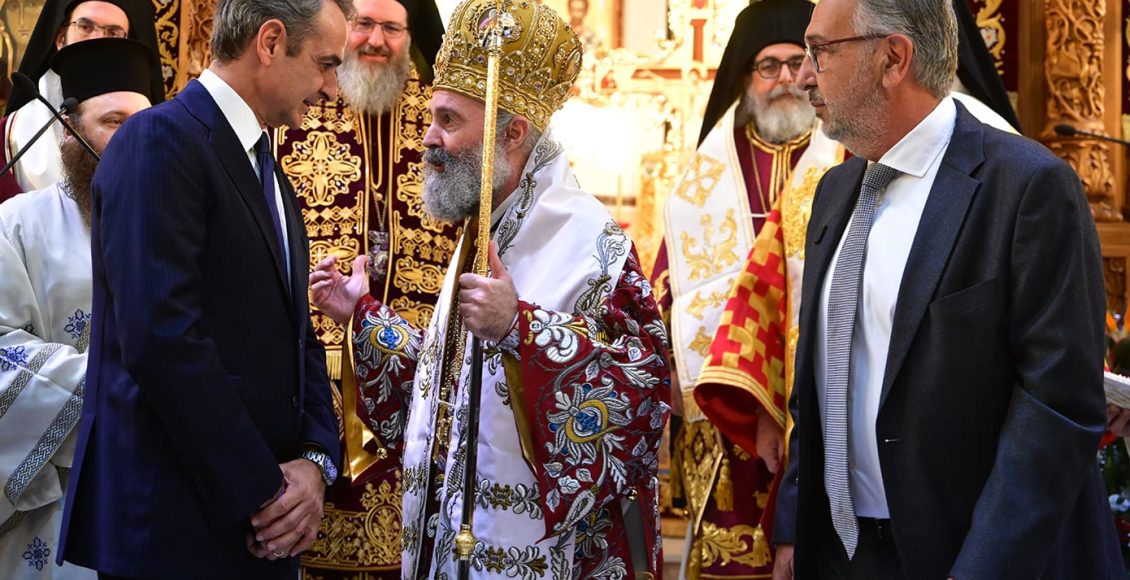 Τον-δήμο-του-Αγίου-Δημητρίου-επισκέφθηκε-ο-Μητσοτάκης-–-Ο-αρχιεπίσκοπος-Αυστραλίας-συνεχάρη-τον-πρωθυπουργό-για-το-θέμα-της-Μονής-Σινά