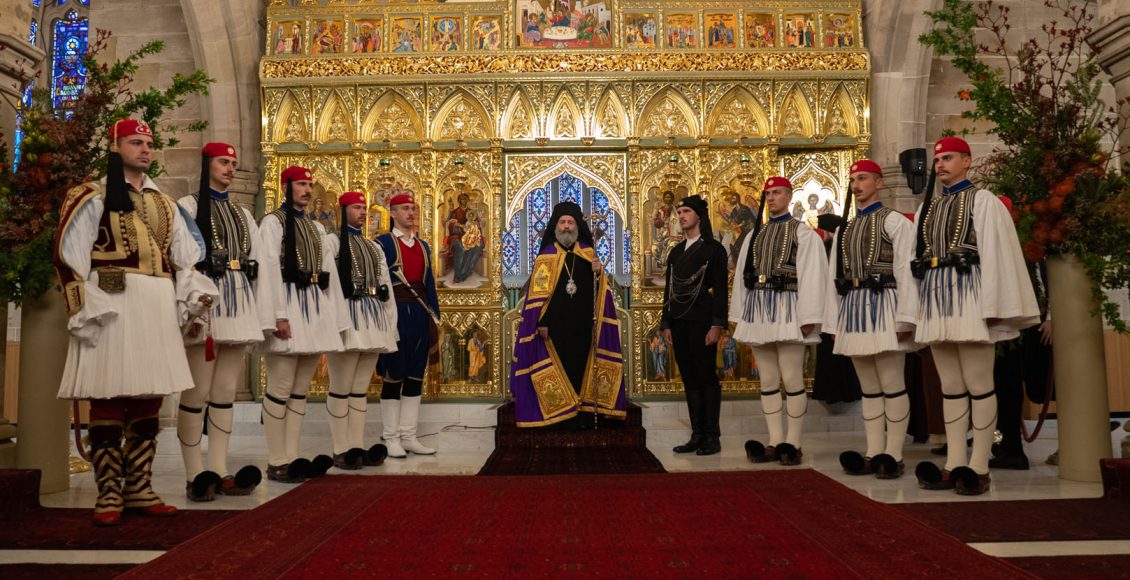 Άγημα-της-Ελληνικής-Προεδρικής-Φρουράς-στην-Αρχιεπισκοπή-Αυστραλίας