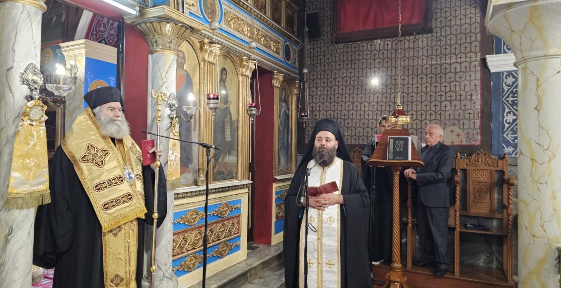 Ο-Μητροπολίτης-Μάνης-τέλεσε-την-Εξόδιο-Ακολουθία-της-μητέρας-του-Αντιστρατήγου-Δημοκρίτου-Κωνσταντάκου
